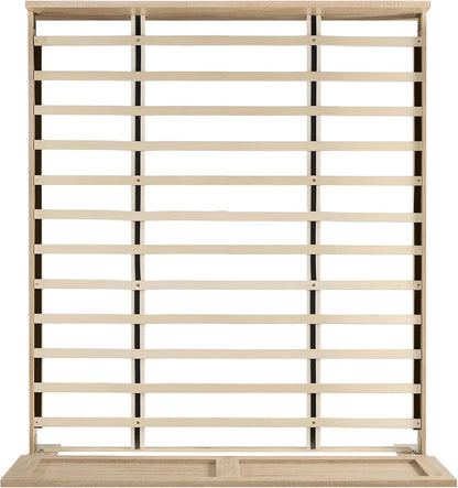 kislot wood bed frame with headboard and footboard, view 9