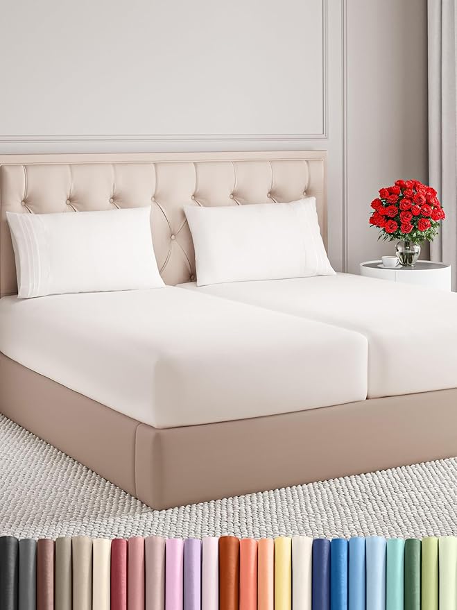 Split King Size 5 Piece Sheet Set by CGKUnlimited
