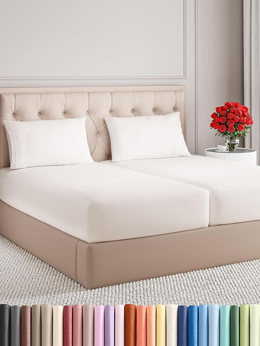 Split King Size 5 Piece Sheet Set by CGKUnlimited