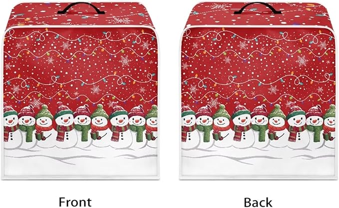 Christmas Snowflake Coffee Maker Cover Dust Protection - Image 2