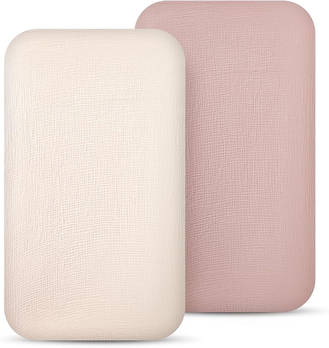 lulumoon Muslin Bassinet Sheets by Lulumoon