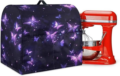Generic Purple Butterfly Mixer Cover, Kitchen Stand Mixer Cover, Dust Protection by Unknown