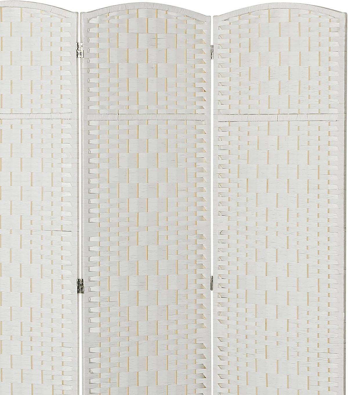 homcom room divider 3-panel, 6ft-tall folding privacy screen, front angle view