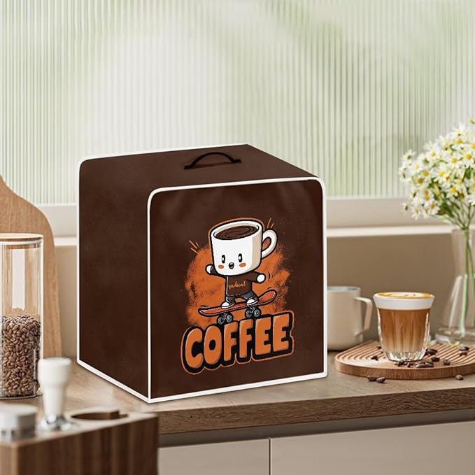 Coffee Maker Dust Cover Funny Mixer Small Kitchen Appliance Protector Foldable - Image 3