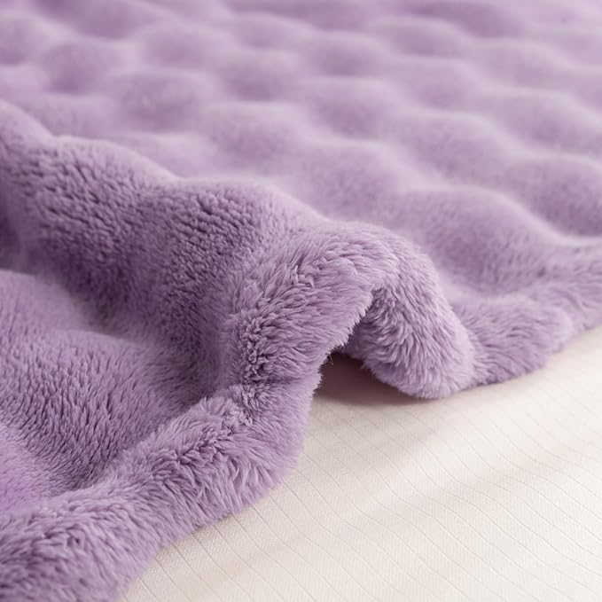 YUSOKI Luxury 3D Bubble Throw Blanket 2lb, All Ages, Home Decoration - Image 8