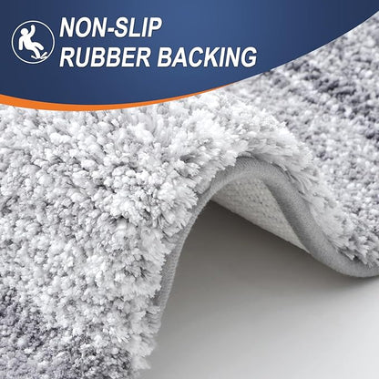 OLANLY Bathroom Runner Rugs 59x20, Extra Soft Absorbent Microfiber Bath Rugs - Image 4