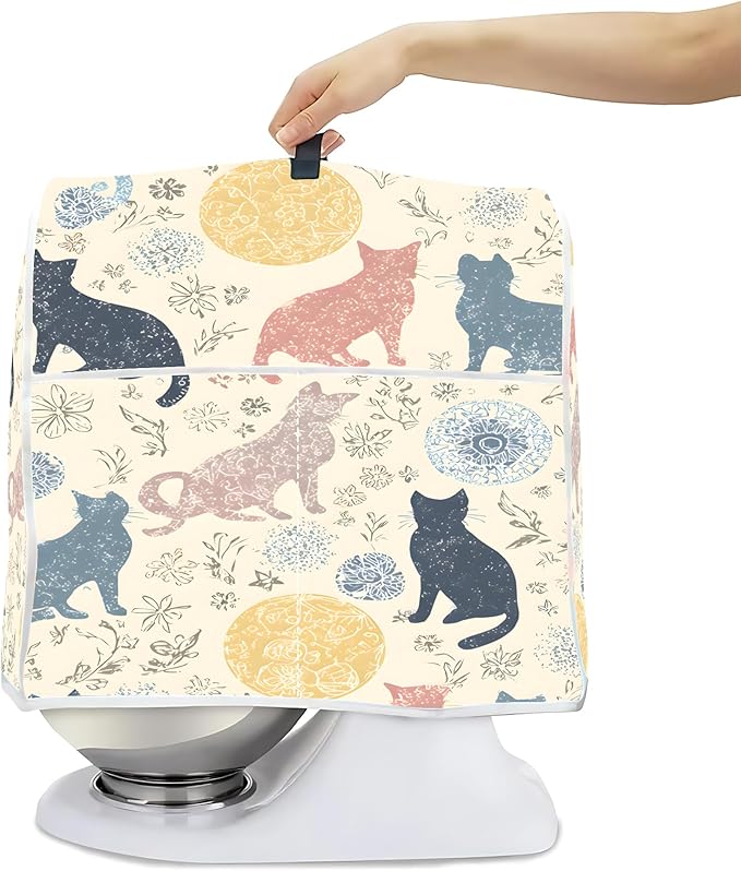 Mixer Dust Cover for 6-8 Qt Stand Mixer, Cloth Cover by BVBOX