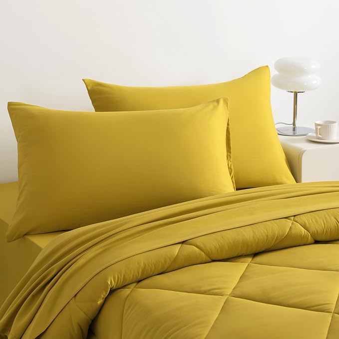 NTBAY Twin Comforter Set with Sheets, 5 Pieces Soft and Breathable Twin Bedding - Image 7