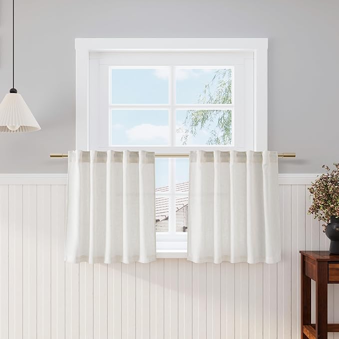 Nanspring Linen Natural Curtains by Nanspring