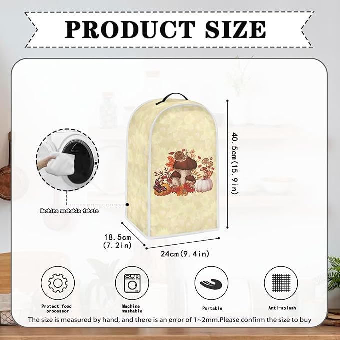 Blender Covers For Kitchen Food Processor Cover Blender Cover Dust Cover Print - Image 6