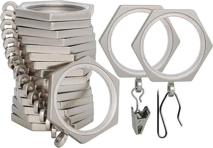 BlastHome® Luxury Curtain Rings by BlastHome