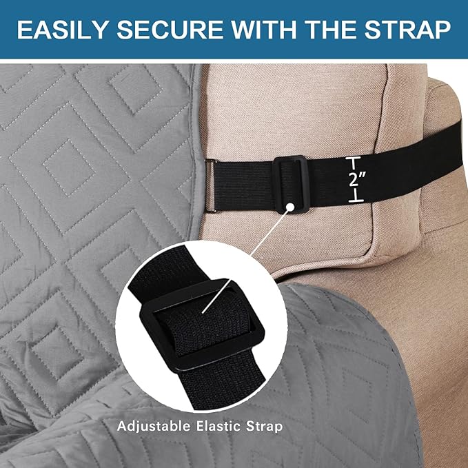 H.VERSAILTEX Reversible Sofa Slipcover Furniture Protector Water Resistant 2" - Image 4