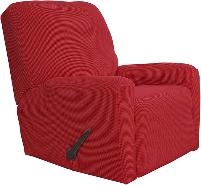 Easy-Going Recliner Stretch Sofa Slipcover Sofa Cover 4-Pieces Furniture by Easy-Going
