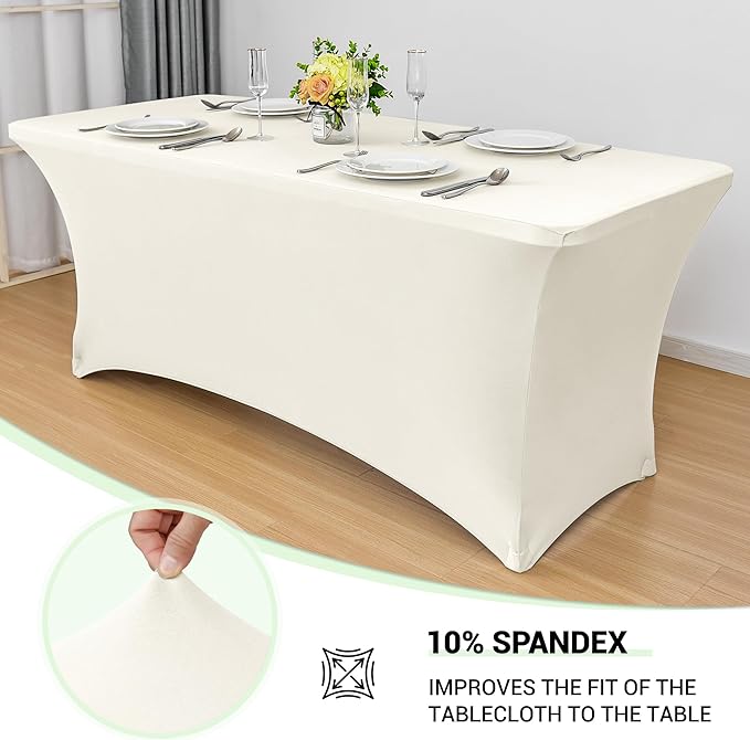 Obstal 8Ft Stretch Spandex Table Cover - Image 2