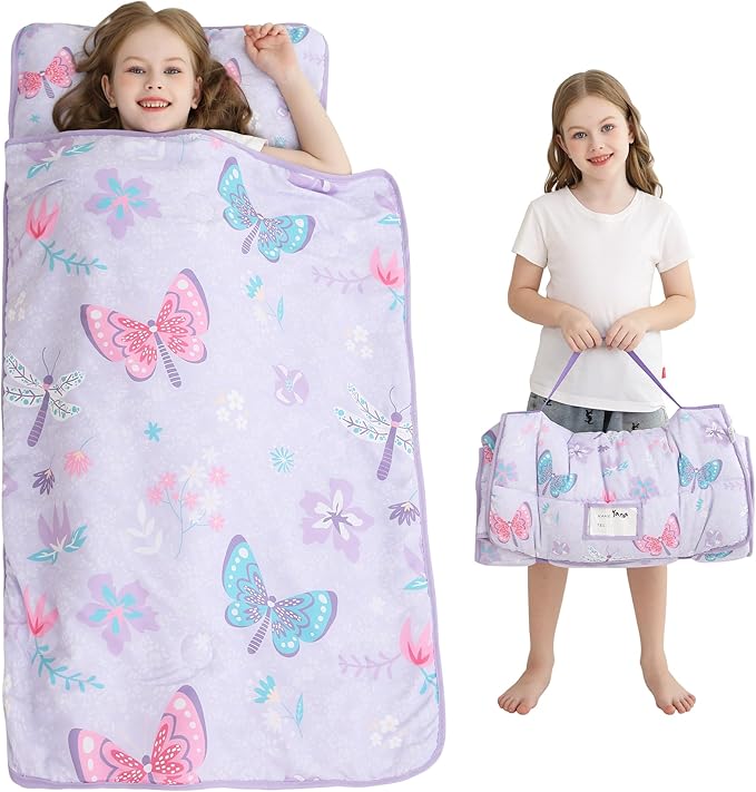 Viviland Toddler Kid Nap Mat for Preschool, Slumber Bag by VIVILAND