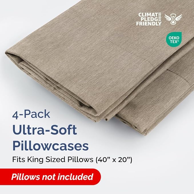 King Pillow Cases Set of 4 - Image 2