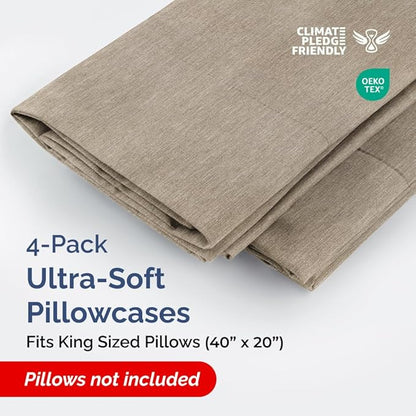 King Pillow Cases Set of 4 - Image 2