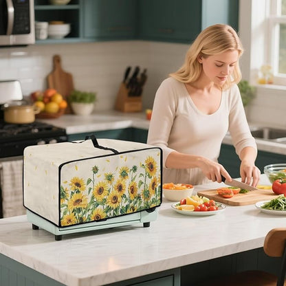 Convection Oven Cover with Storage Pockets, Dust-Proof Small Appliance Protector - Image 7