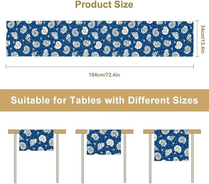 Ocean Conch Tiers and Table Runner - Image 3