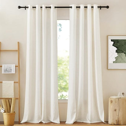 NICETOWN Flax Polyester Linen Curtains by NICETOWN