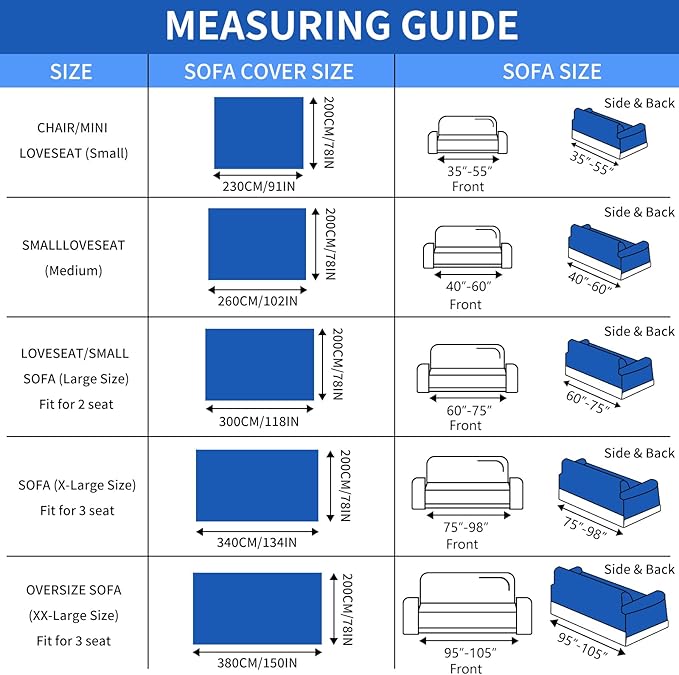 Pet Couch Cover for Dogs, Sofa Covers Washable Geometry, Loveseat Cover for 2 - Image 3