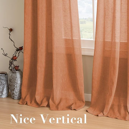 H.VERSAILTEX Linen Curtains Natural Linen Blended Curtain - Image 7