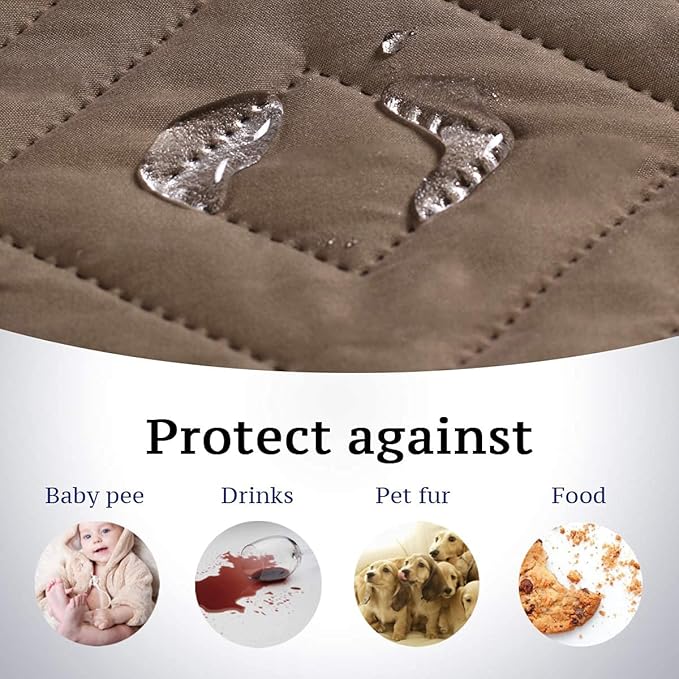 H.VERSAILTEX Futon Cover Reversible Sofa Slipcover Furniture Protector Water - Image 3