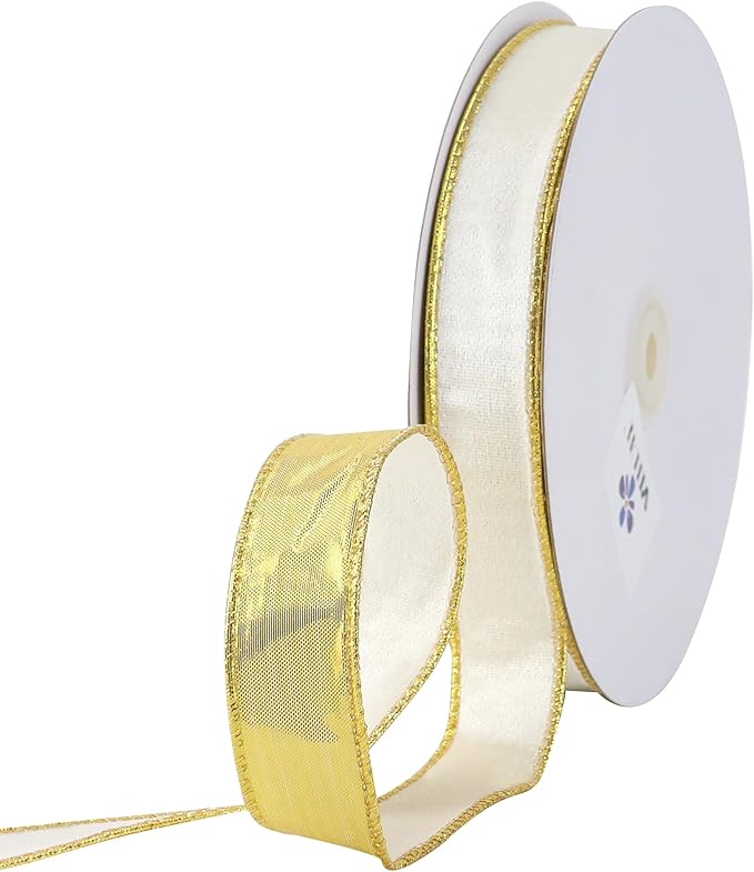 MEEDEE Skinny White Velvet Ribbon - Image 9