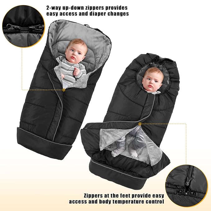 Yoofoss Winter Stroller Cover - Image 4