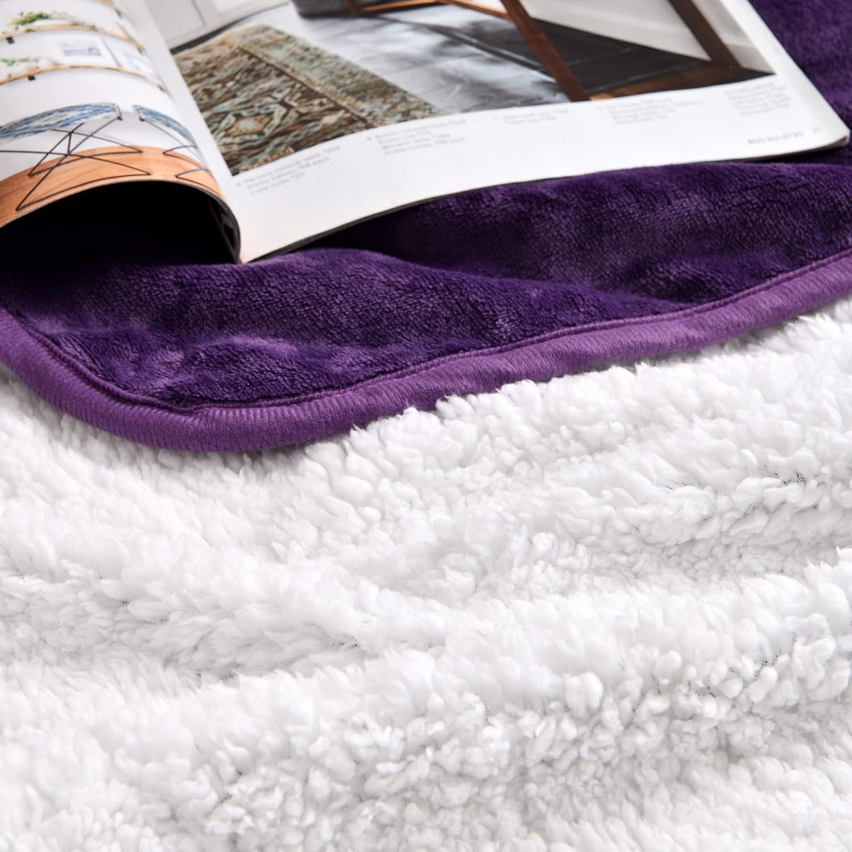 soft waterproof blanket for bed couch sofa, dark, package contents
