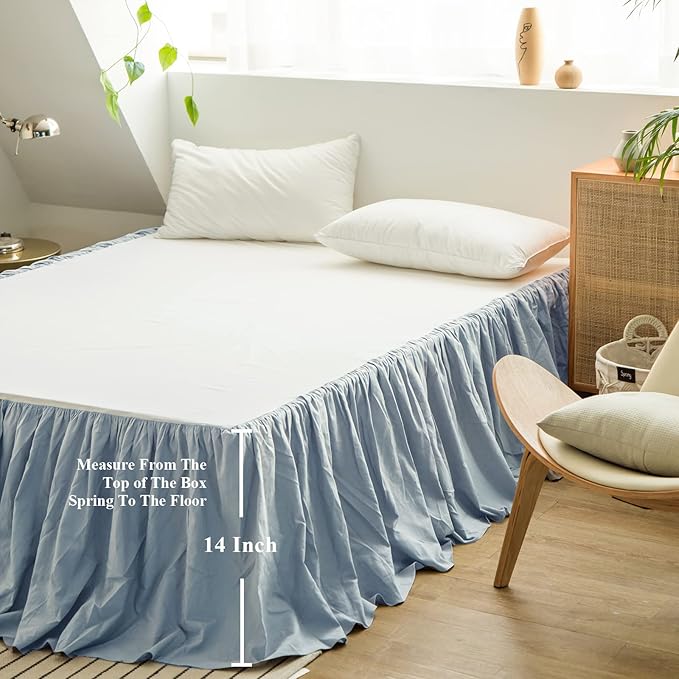 BISELINA French Linen Bed Skirt - Image 4
