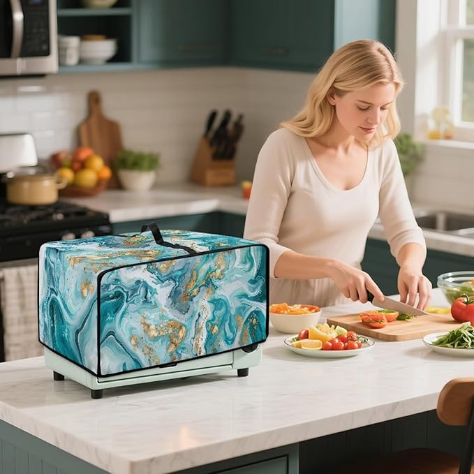 Convection Toaster Oven Dust Cover Washable Fabric Electric Appliance Protector - Image 7