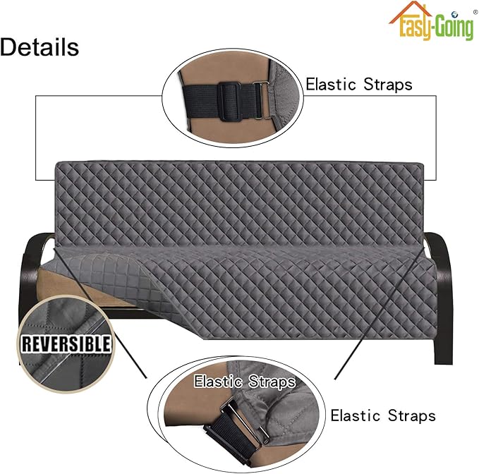 Easy-Going Futon Sofa Slipcover - Image 3