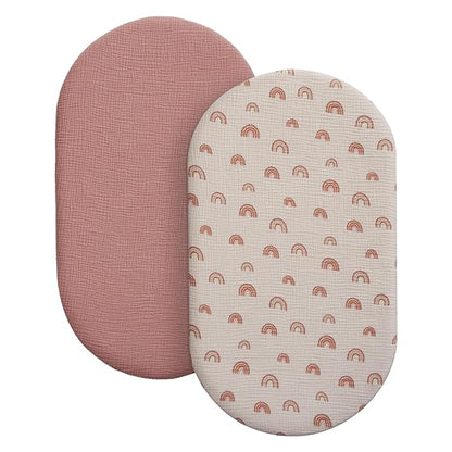 Blissful Diary Muslin Bassinet Sheets - Image 8