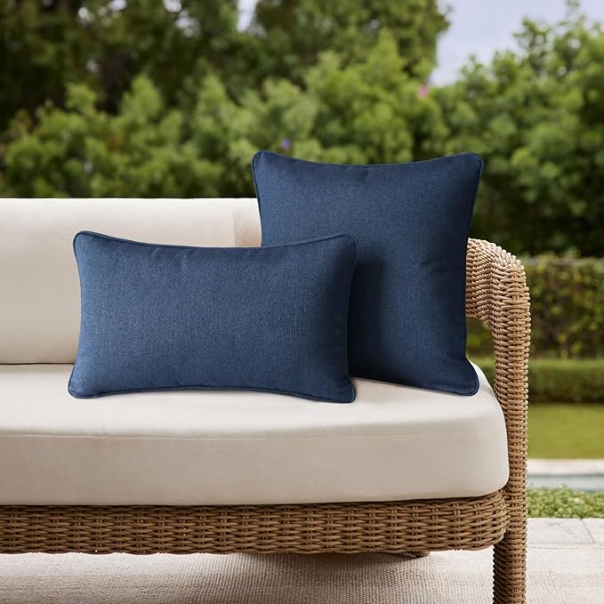 Sunbrella Decorative Outdoor Water Repellent Throw Pillows - Image 5