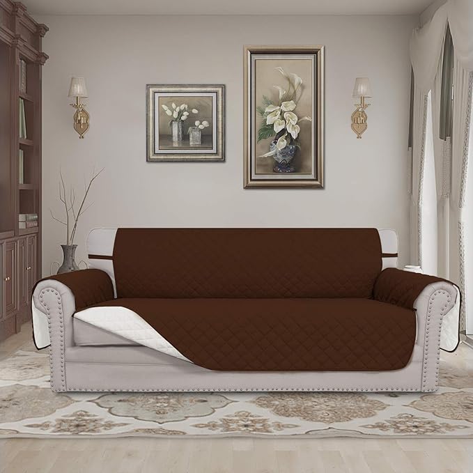 Easy-Going 4 Seater Sofa Slipcover Reversible Sofa Cover Water Resistant Couch - Image 2