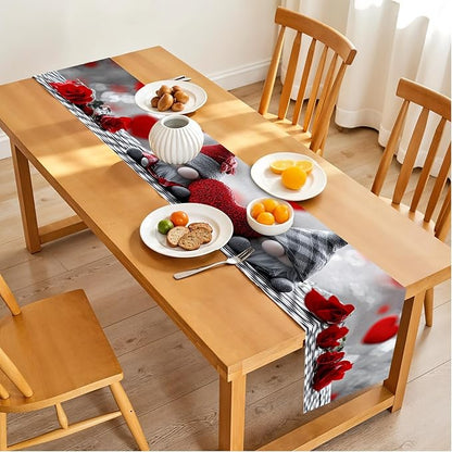 Christmas Table Runner with Santa Claus, 13x72 Inch, - Image 2