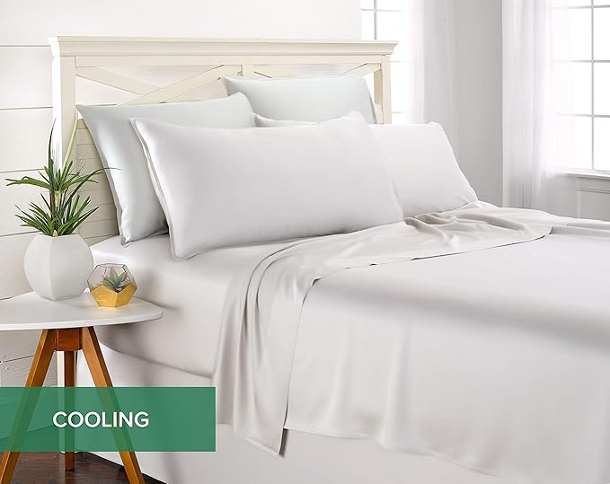 Pure Bamboo Split King Sheets, Genuine 100% Organic Viscose Derived from Bamboo - Image 5