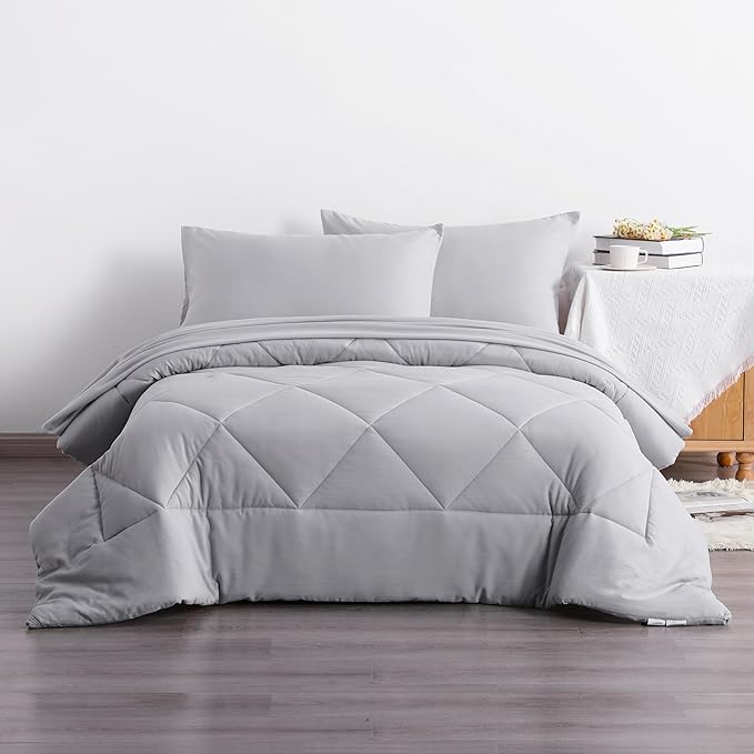 NTBAY Twin Comforter Set with Sheets, 5 Pieces Soft and Breathable Twin Bedding - Image 8