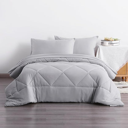 NTBAY Twin Comforter Set with Sheets, 5 Pieces Soft and Breathable Twin Bedding - Image 8
