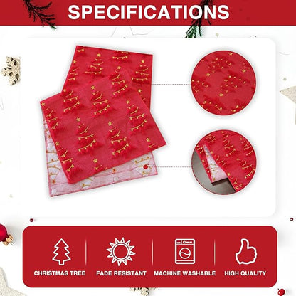 IVAPUPU Christmas Table Runner for Winter Holiday - Image 5