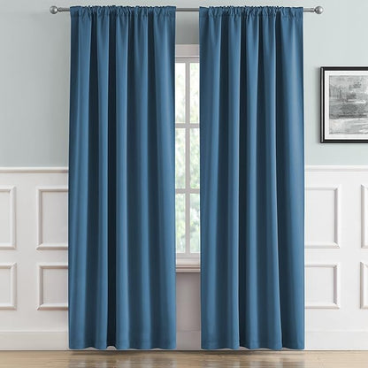 DUALIFE Blackout Curtains for Bedroom by DUALIFE