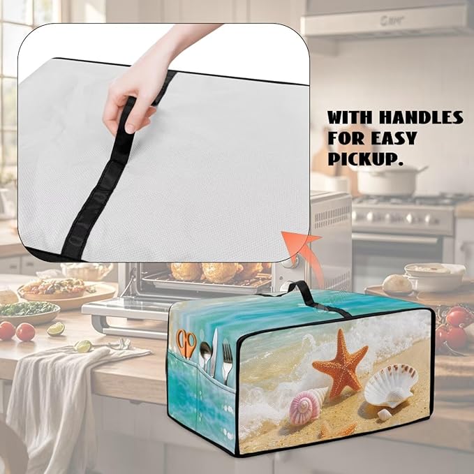 Air Fryer Toaster Oven Dust Cover Countertop Microwave Dust Cover Protector - Image 4