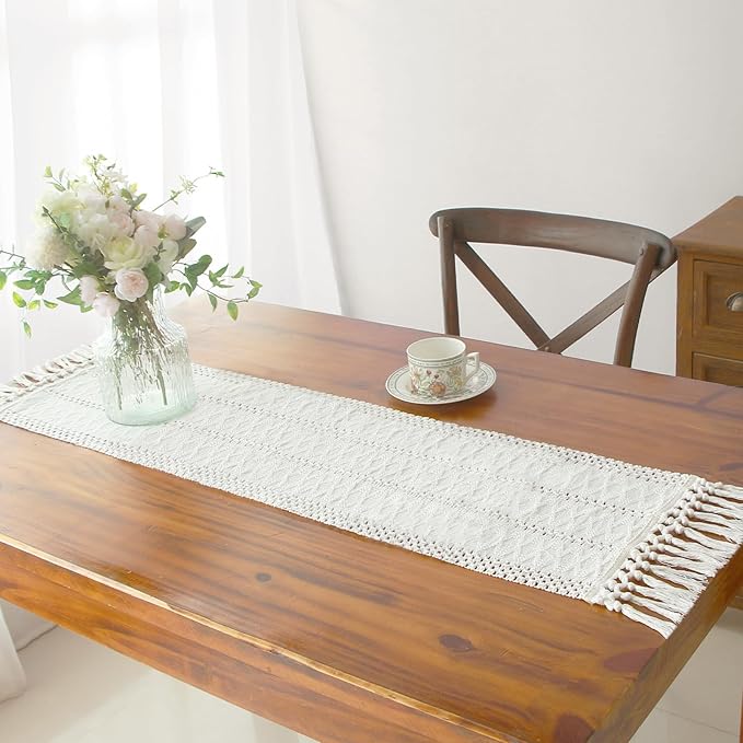 FEXIA Boho Macrame Table Runner by FEXIA