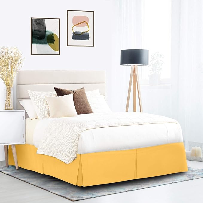 Nestl Yellow Full Bed Skirt - Image 9