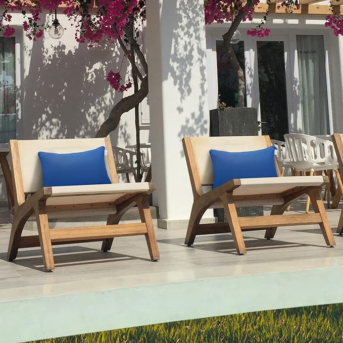 JMGBird Outdoor Pillows Waterproof Set of 2 Outdoor Throw Pillows - Image 5