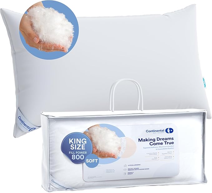 100% Siberian Goose Down Pillow - Image 9