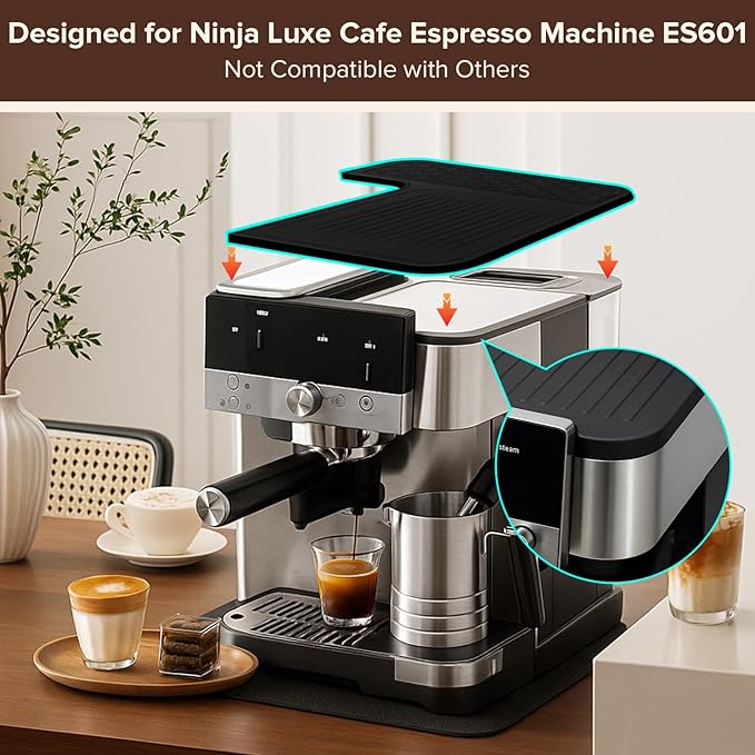1 Pcs Top Mat for Ninja Luxe Cafe Espresso Machine ES601 & ES701, - Image 3