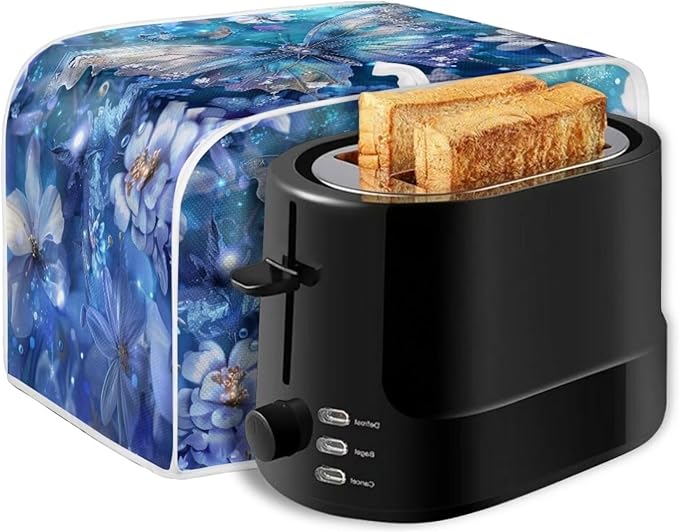 Butterfly Printed Toaster Cover, Universal 2 Slice Oven Cover Appliance Cover - Image 6