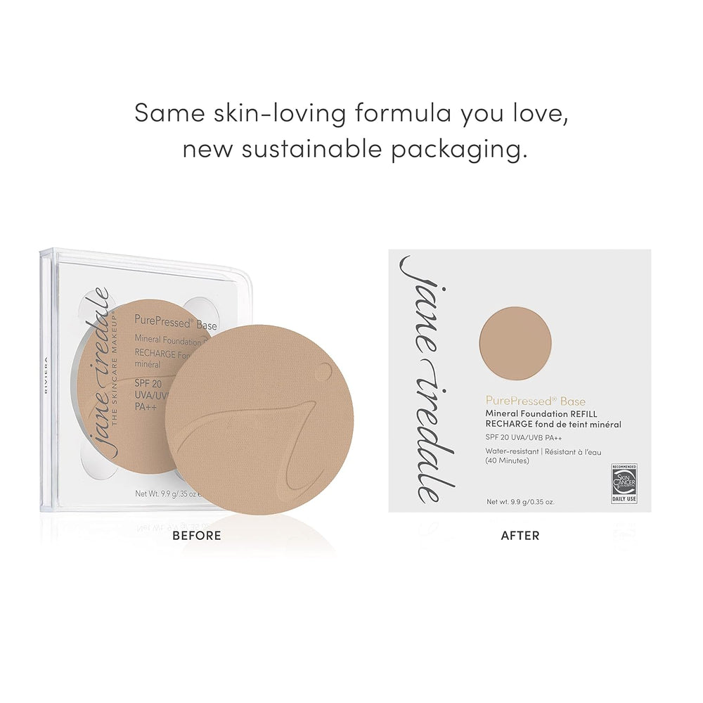 jane iredale PurePressed Base Mineral Foundation Refill or Refillable Compact...